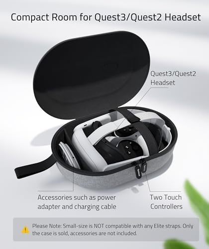 Amazon.co.jp: Syntech 大型ハードキャリングケース 対応Meta Quest 3S