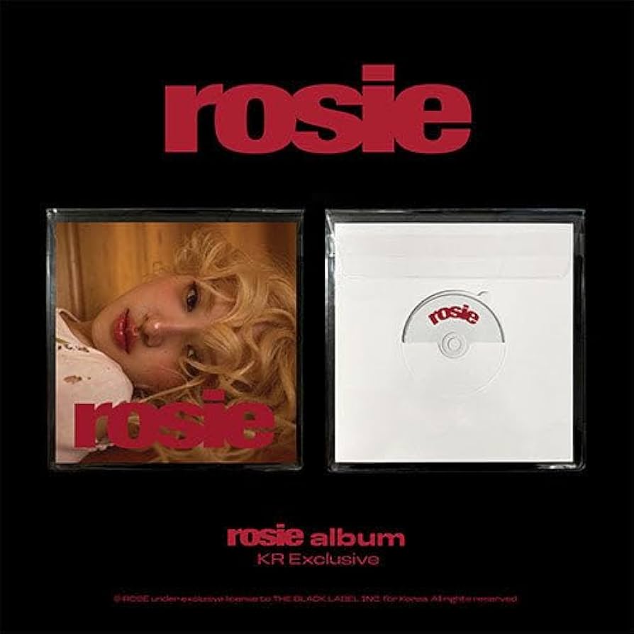 Amazon.com: Rose - 'Rosie' First Studio Album (KR Exclusive Ver