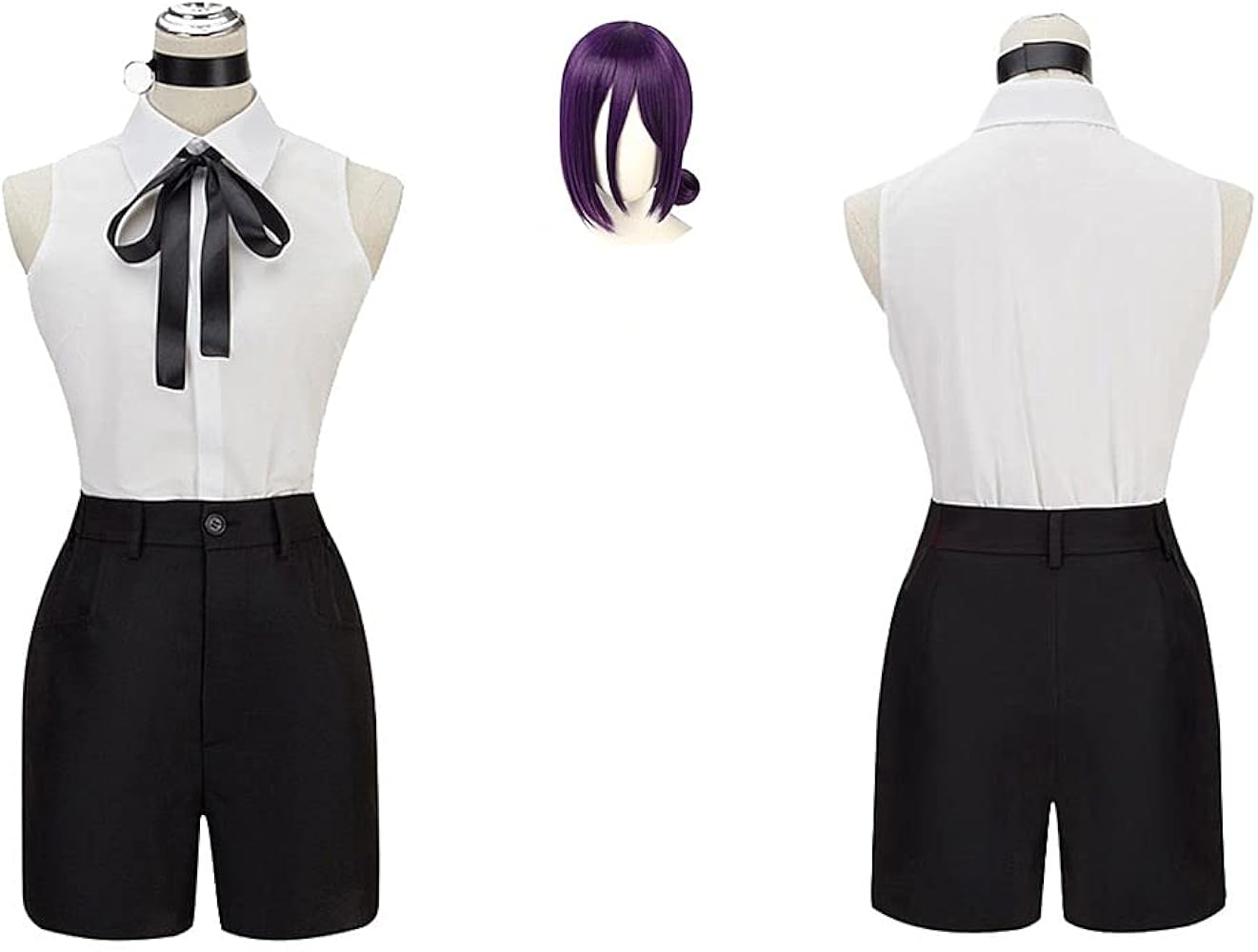 Amazon | [PATITA] チェンソーマン レゼコスプレ衣装 ウィッグ付きお盆