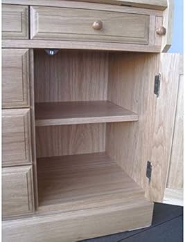 Amazon | ウッドギャラリー樹 ライティングビューロー80 ナチュラル