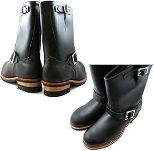 Amazon | [レッドウィング] 2268 エンジニアブーツ ブラック 2268 US8