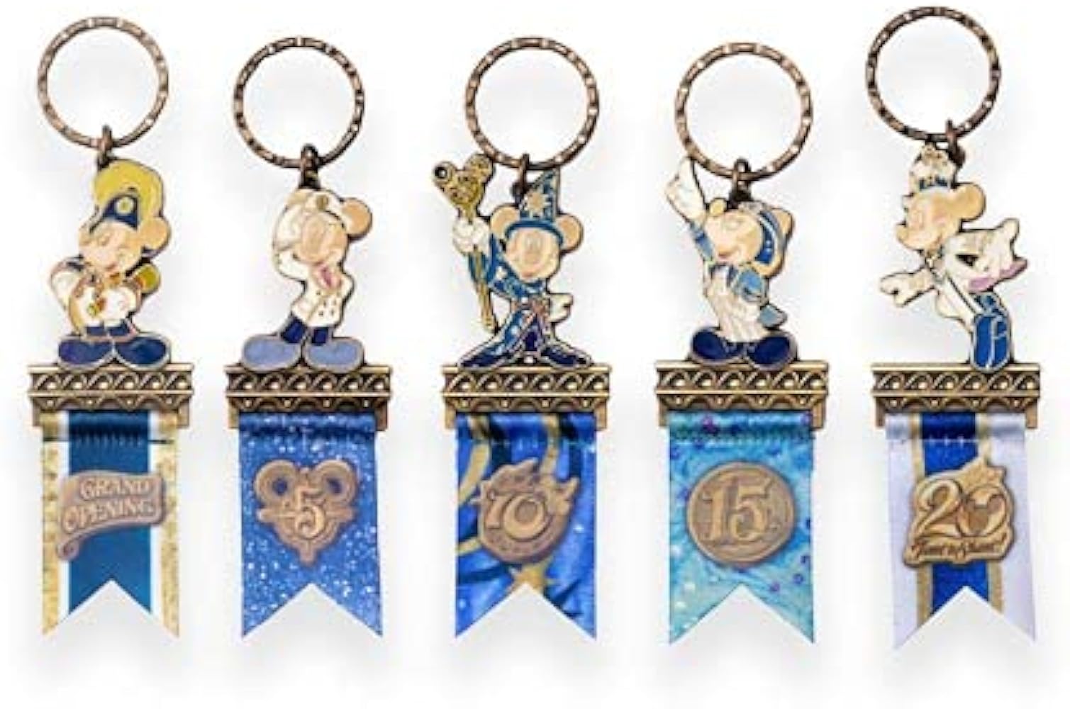 Amazon.co.jp: [TokyoDisneyResort] キーチェーン 5個セット 記念周年