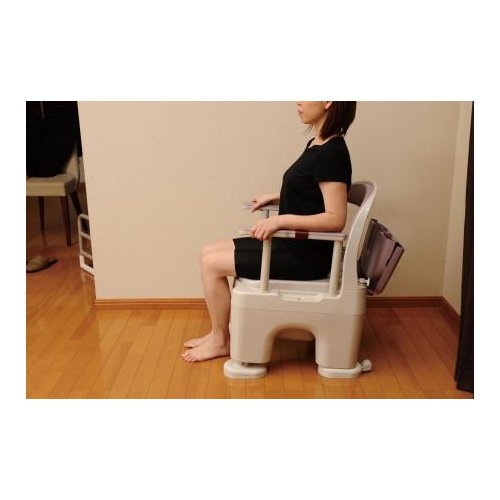 Amazon | ラフィーネ ポータブルトイレ 座楽 あたたか便座 前後傾斜脚