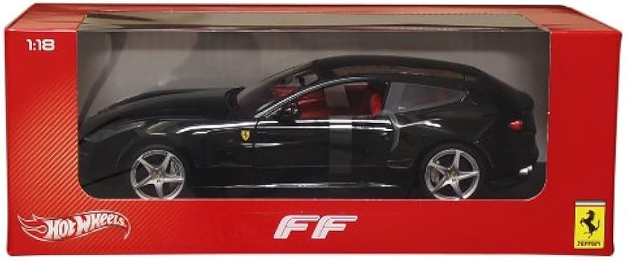 Amazon | MATTEL 1/18 フェラーリ FF ブラック 完成品 | ミニカー