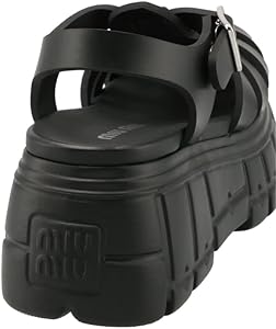 Amazon | [ミュウミュウ] サンダル EVA プラットフォーム