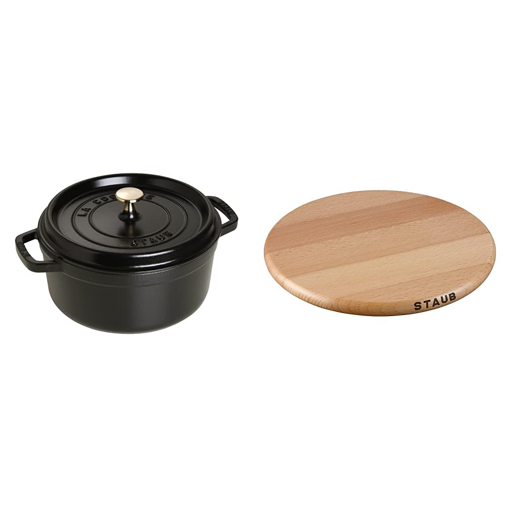 Amazon.co.jp: staub ストウブ 「 ピコ ココット ラウンド ブラック