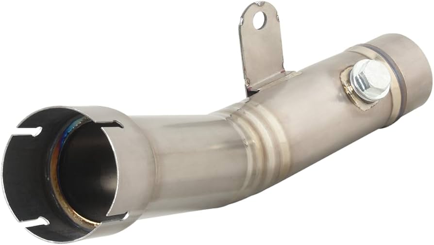 Amazon | 中間パイプ エキゾーストパイプ ZX-6R 2023-2024年 チタン