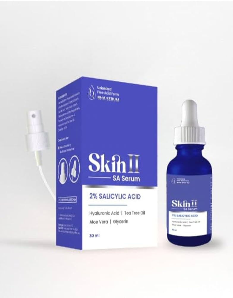 Skin II SA Serum | 2% Salicylic Acid Serum | 30ml | for Acne