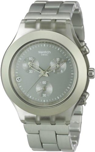 Swatch para hombre SVCG4000AG plástico analógico con esfera gris