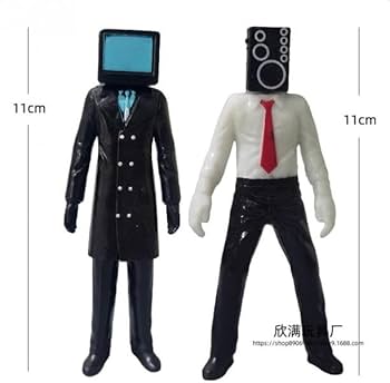 Amazon.co.jp: スキビディトイレ skibidi toilet フィギュア 4体