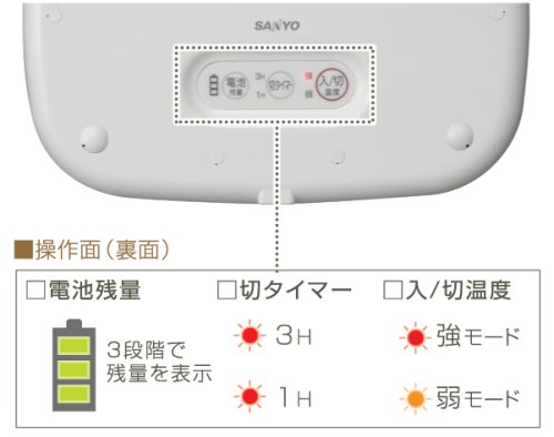 Amazon | SANYO 充電式ポータブルウォーマー 「eneloop anka