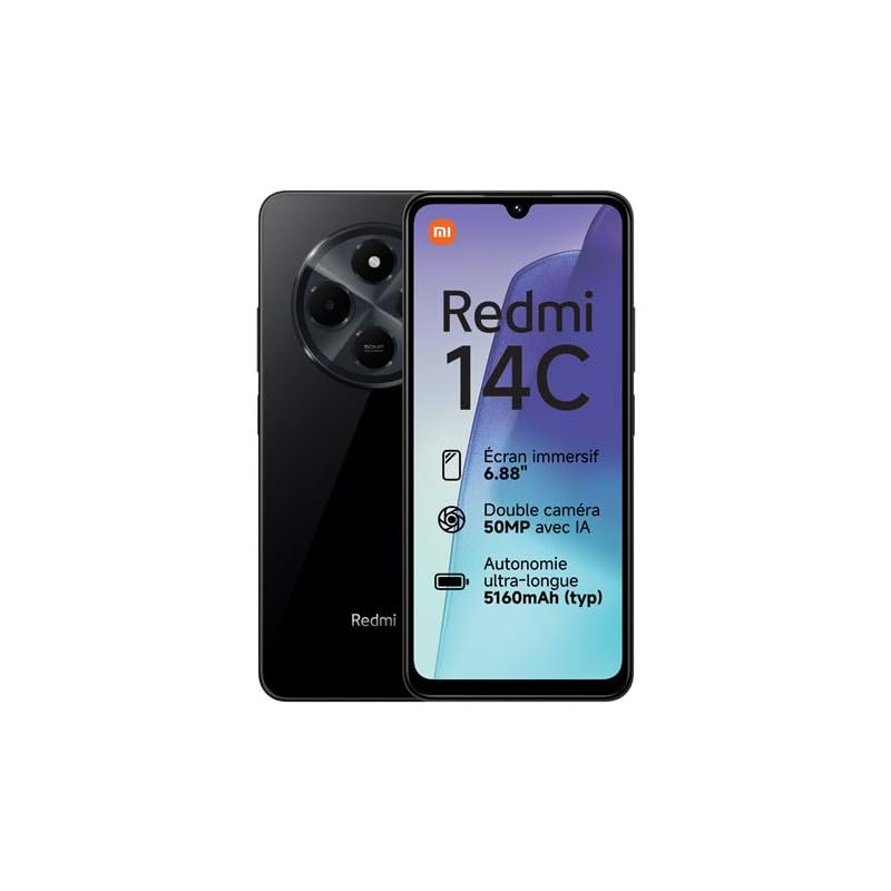 Xiaomi Redmi 14C 4G 8GB/256GB Black (Midnight Black) Dual SIM