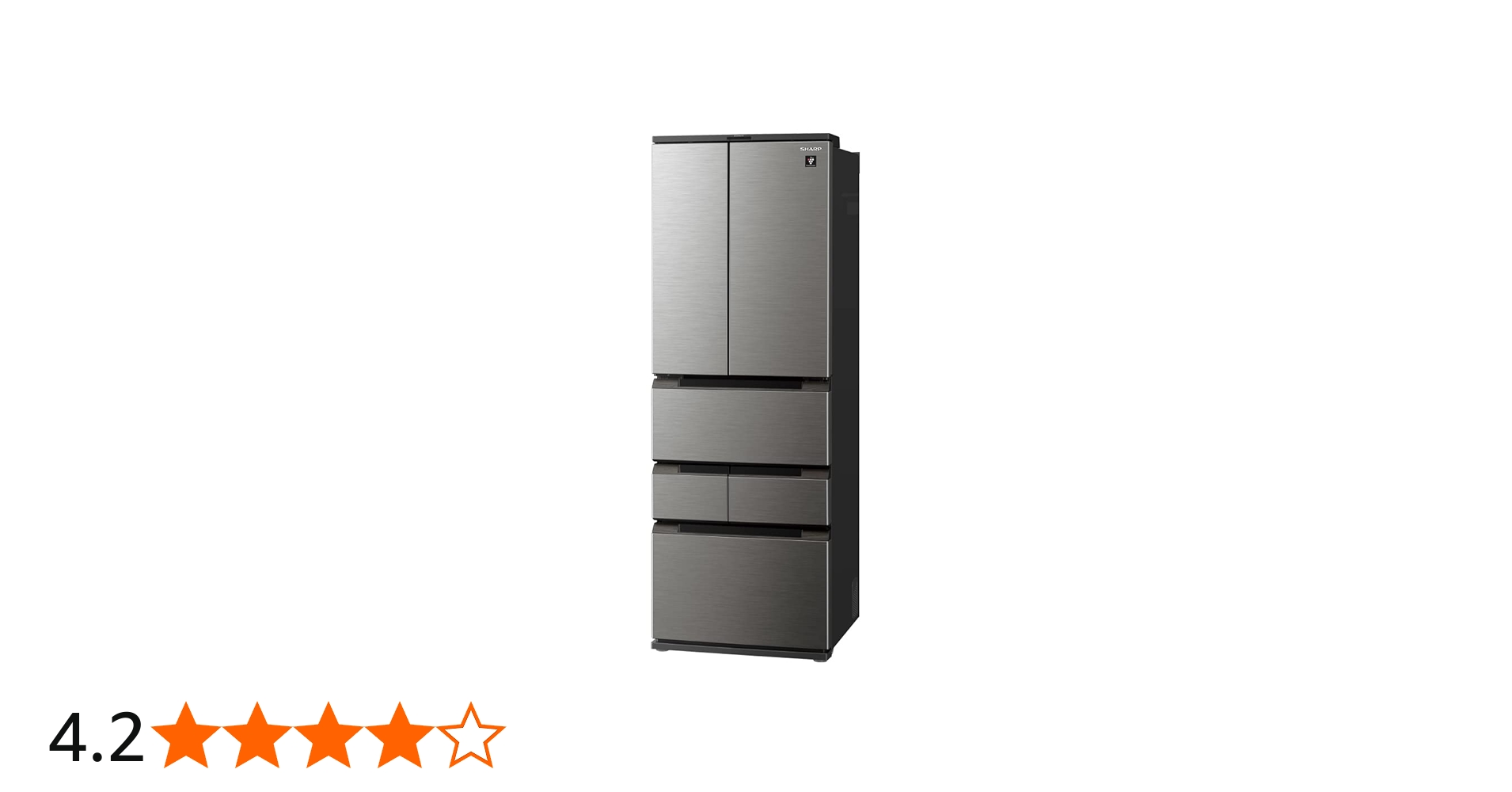 Amazon.co.jp: シャープ 冷蔵庫 幅65.0cm 457L SJ-MF46J-H プラズマ