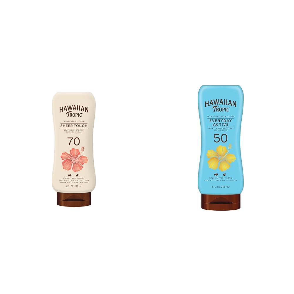 Amazon.com: Hawaiian Tropic Sheer Touch Ultra Radiance SPF 70 and