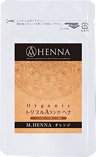 Amazon | 《AAAヘナ》 オレンジ 1個(100g) 【M.HENNA/エコサート認証