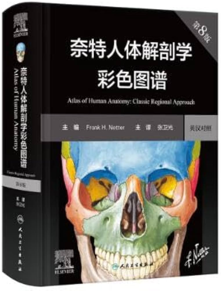 Amazon.com: 奈特人体解剖学彩色图谱，第8版（中文版）Atlas of Human