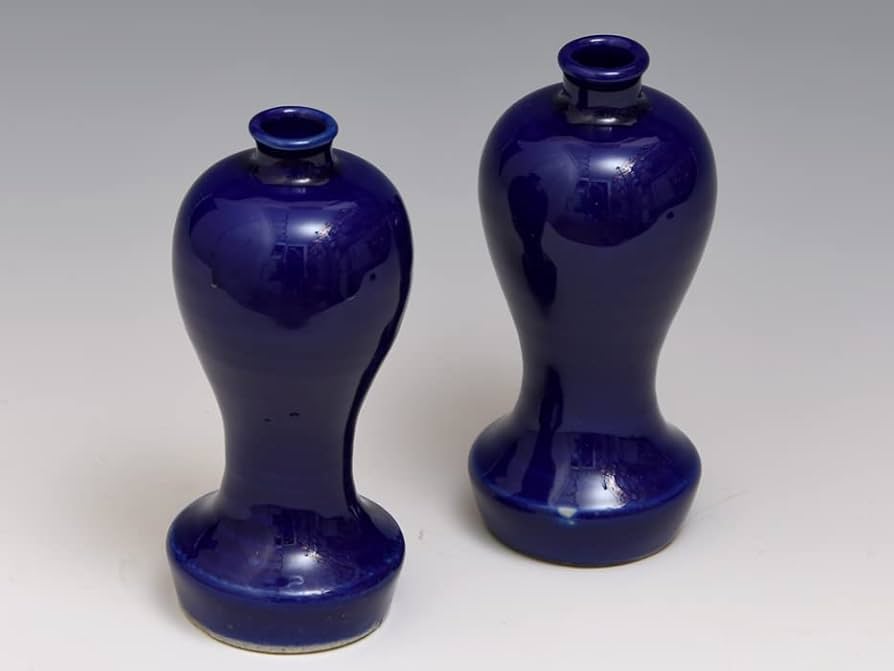 Amazon.co.jp: 古伊万里 瑠璃釉 御神酒徳利一対 お神酒 御神酒徳利