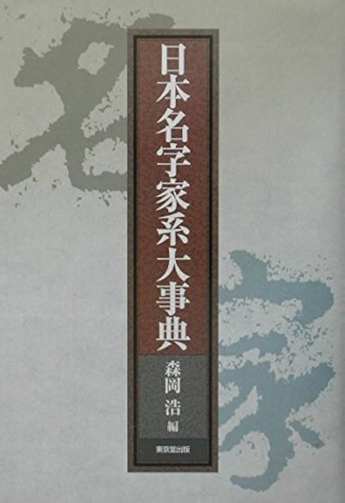 Amazon.co.jp: 日本名字家系大事典 : 森岡 浩: 本