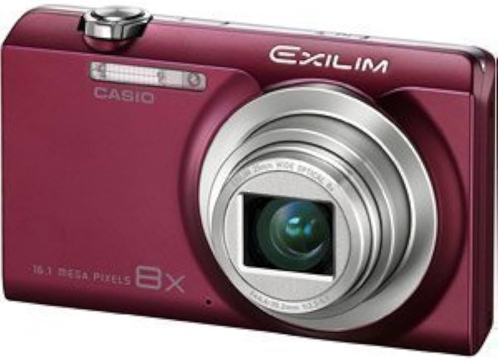 Amazon | CASIO デジタルカメラ EXILIM 1610万画素 8倍 レッド EX