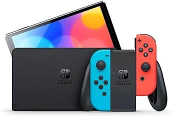 Amazon.com: Nintendo Switch – OLED Model w/Neon Red & Neon Blue