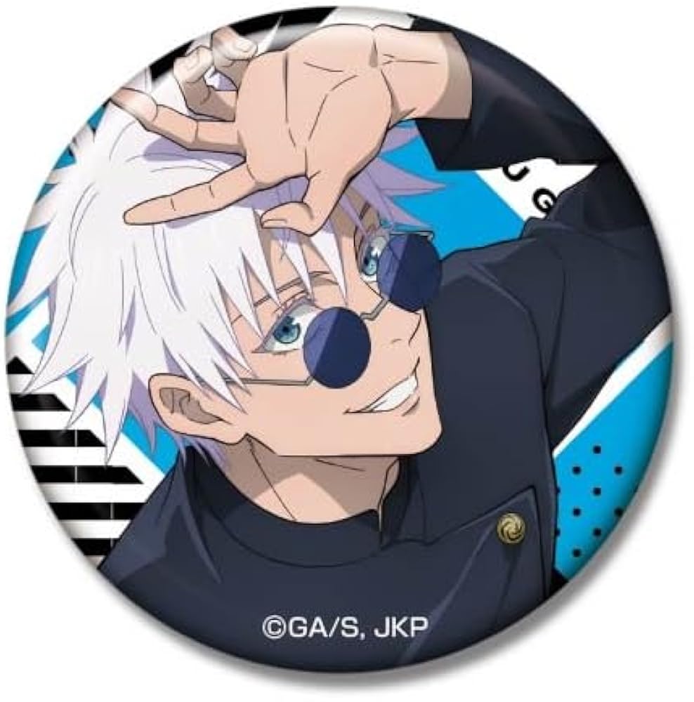 Amazon.co.jp: CANバッジ 呪術廻戦Vol.3 01 五条悟(高専) : おもちゃ