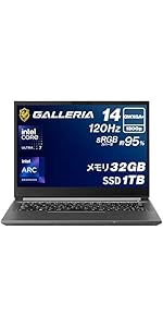 Amazon.co.jp: ガレリア クリエイターノートPC GALLERIA DL7C-IG-C4