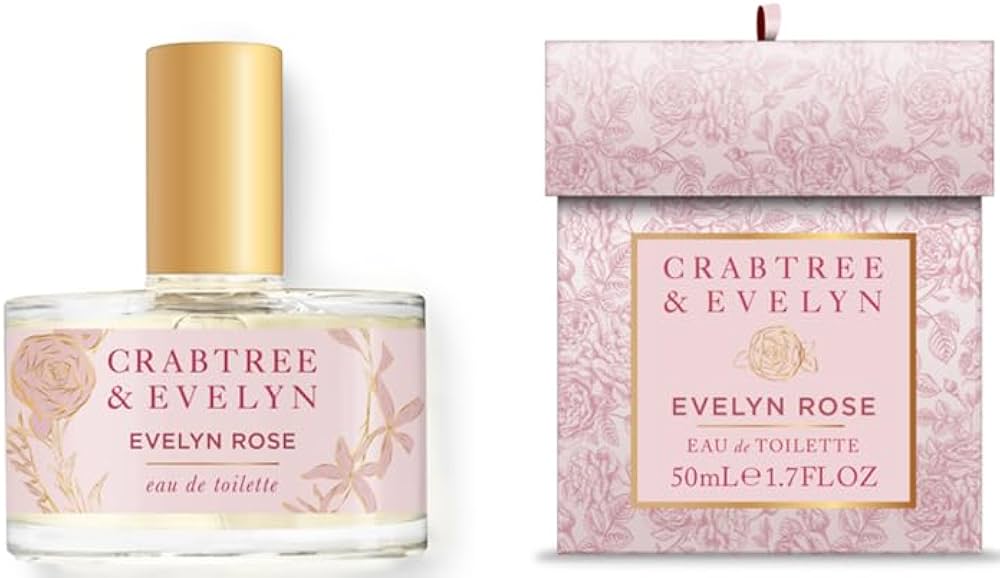 Amazon.com: Crabtree & Evelyn Evelyn Rose 1.5 盎司(約48.2 克)淡