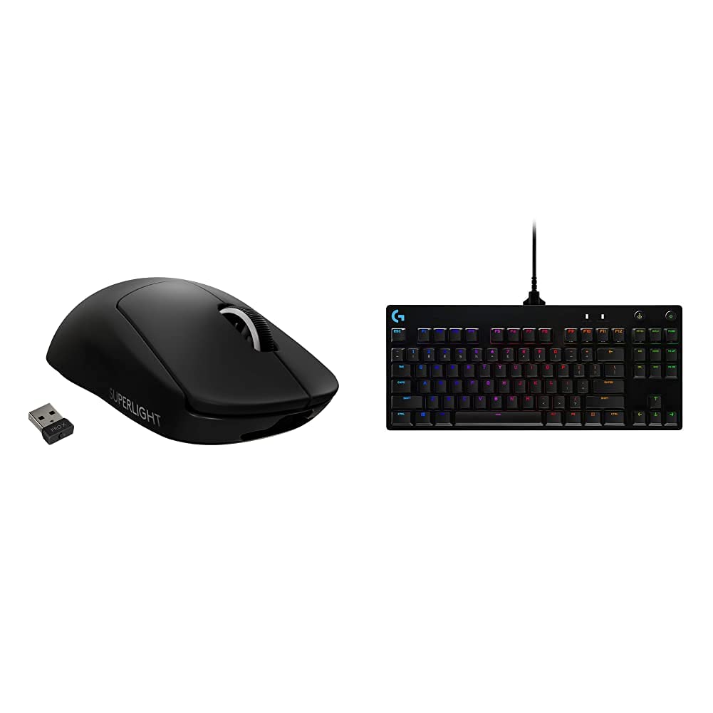 Logitech G PRO X SUPERLIGHT Wireless Gaming Mouse + Logitech G PRO