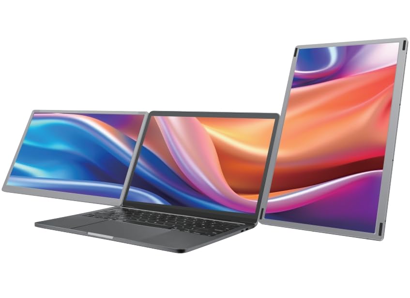 Amazon.co.jp: Kwumsy S6 15.6”モバイルモニター 2画面 トリプル