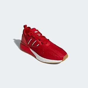Amazon.com | adidas ZX 2K Boost Shoes Men's, Red, Size 9 | Road
