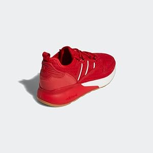 Amazon.com | adidas ZX 2K Boost Shoes Men's, Red, Size 9 | Road