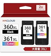 Amazon.co.jp: BC-360XL BC-361XL BC-360 BC-361 キャノン 用 インク