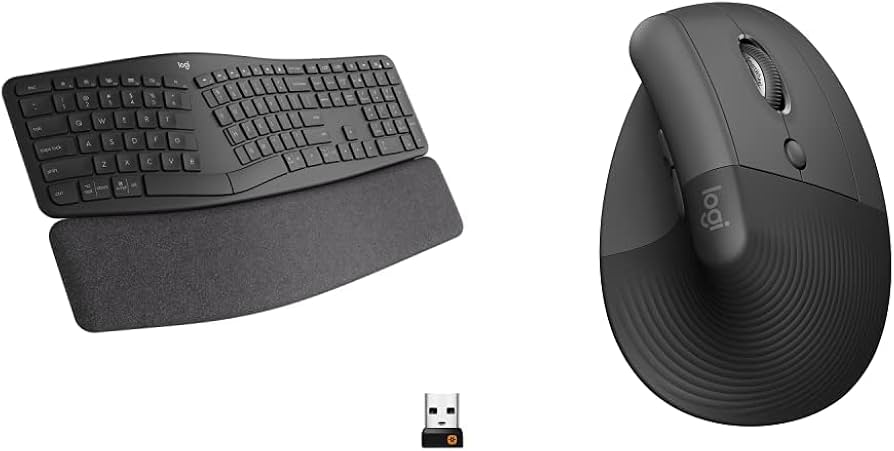 Amazon.com: Logitech Ergo K860 Wireless Ergonomic Keyboard & Lift
