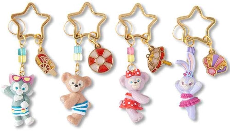 Amazon.co.jp: ダッフィー＆フレンズ キーチェーンセット ダッフィーの