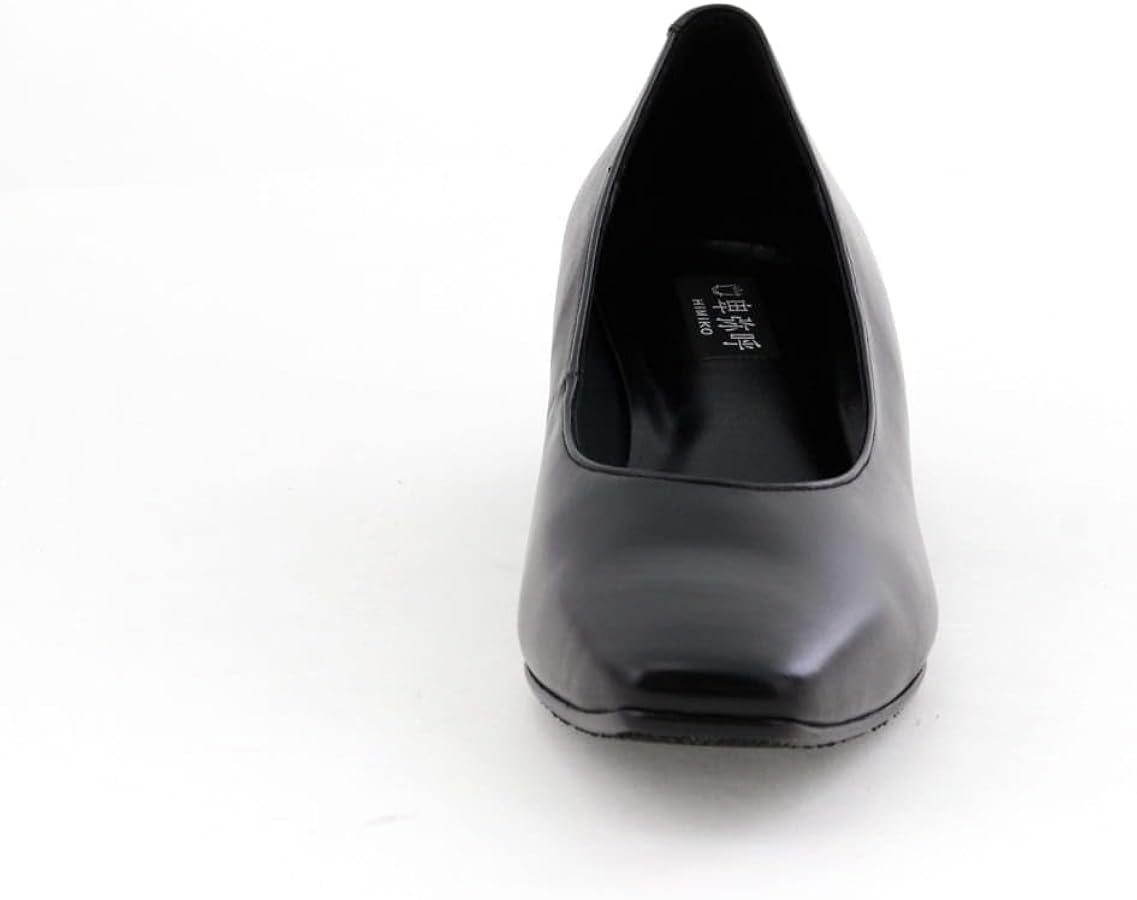Amazon | 卑弥呼(ヒミコ) 3.5㎝ヒールブラックパンプス/600002ブラック