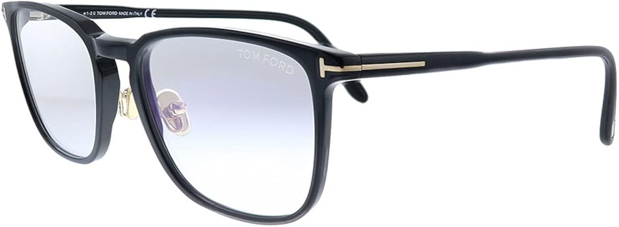 Amazon.com: Tom Ford FT 5699-B BLUE BLOCK Shiny Black 53/19/145