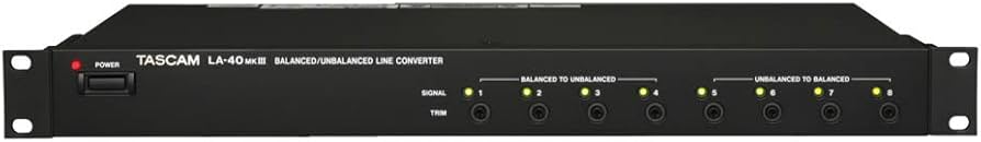 Amazon.co.jp: TASCAM バランス/アンバランスラインコンバーター LA