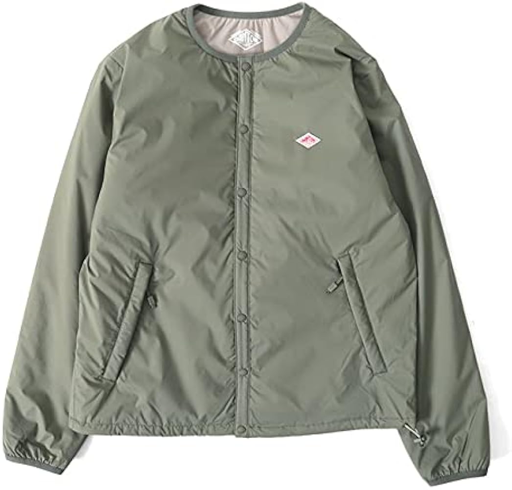 Amazon | (ダントン)DANTON ナイロンストレッチタフタ ノーカラー