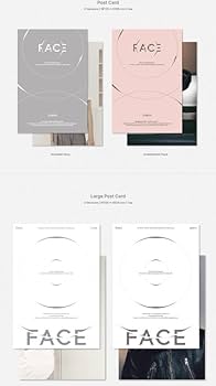 JIMIN, JI MIN, BTS - BTS Jimin FACE 1st Solo Album All 3 Version