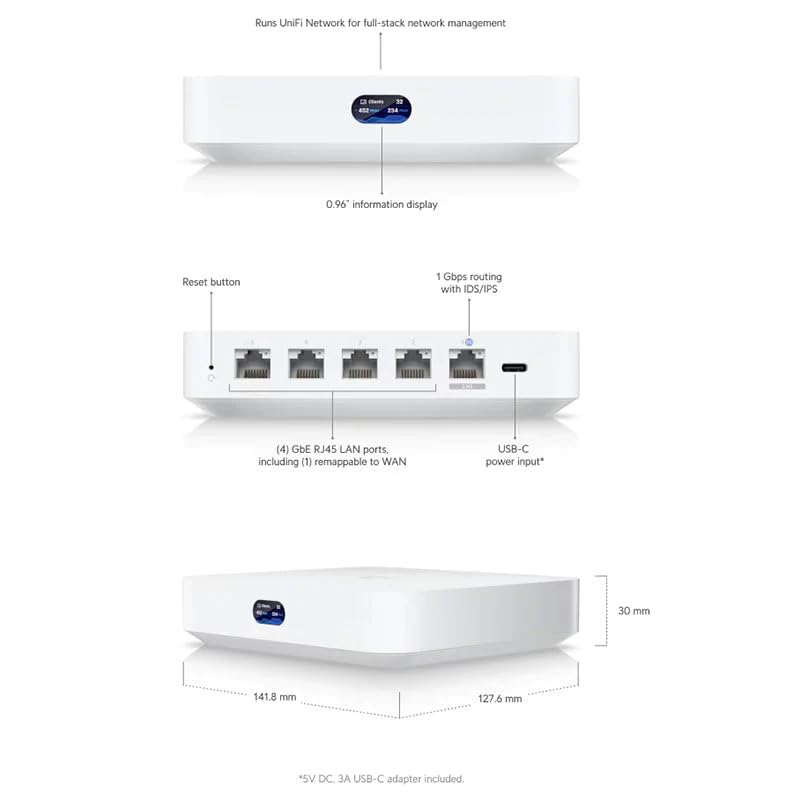Amazon.com: Ubiquiti Cloud Gateway Ultra (UCG-Ultra) : Electronics