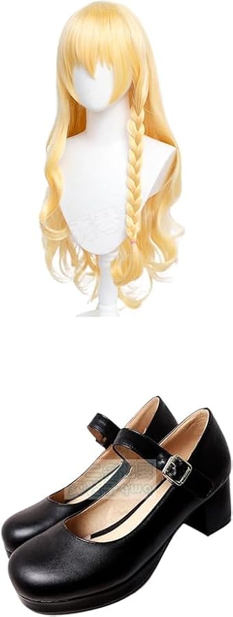 Amazon.co.jp: [YUANHUO] OK霧雨魔理沙ウィッグ、靴付き コスプレ靴