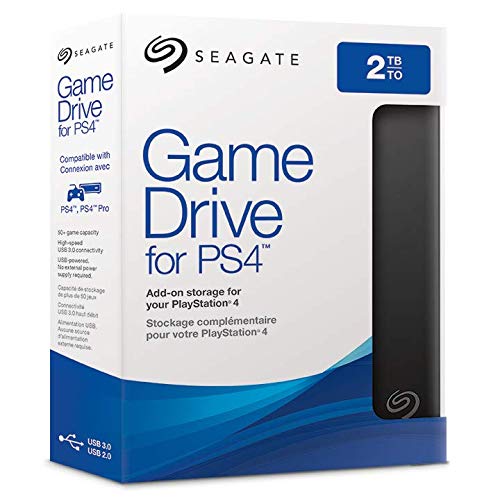 Amazon.com: Seagate 2 TB Game Drive for PS4, USB 3.0 Portable 2.5