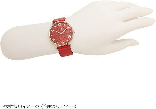 Amazon.co.jp: [コーチ]レディース 時計 ペリー 36mm クォーツ レッド