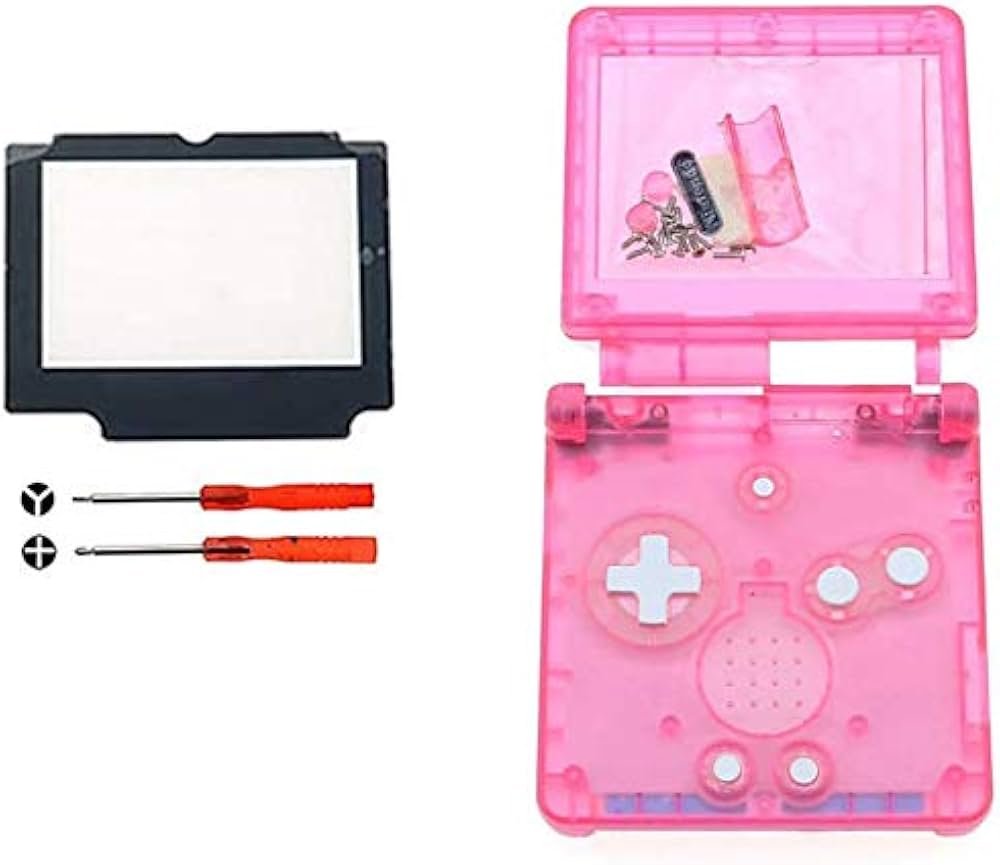 Amazon.co.jp: GAMEBOY Advance SP クリア限定版ハウジングシェル GBA