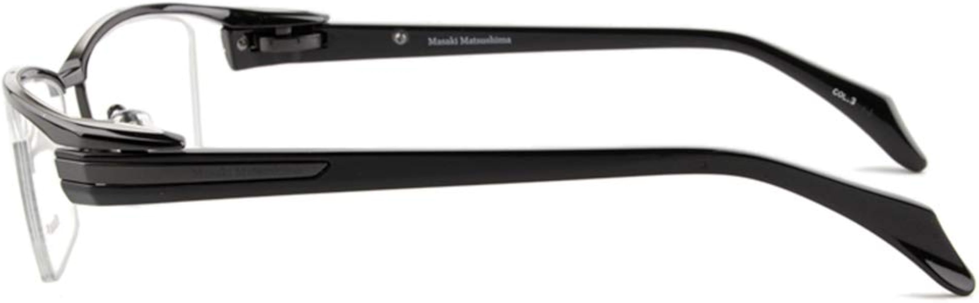 Amazon | マサキ マツシマ メガネフレーム MF-1165 COL3 ガンメタル