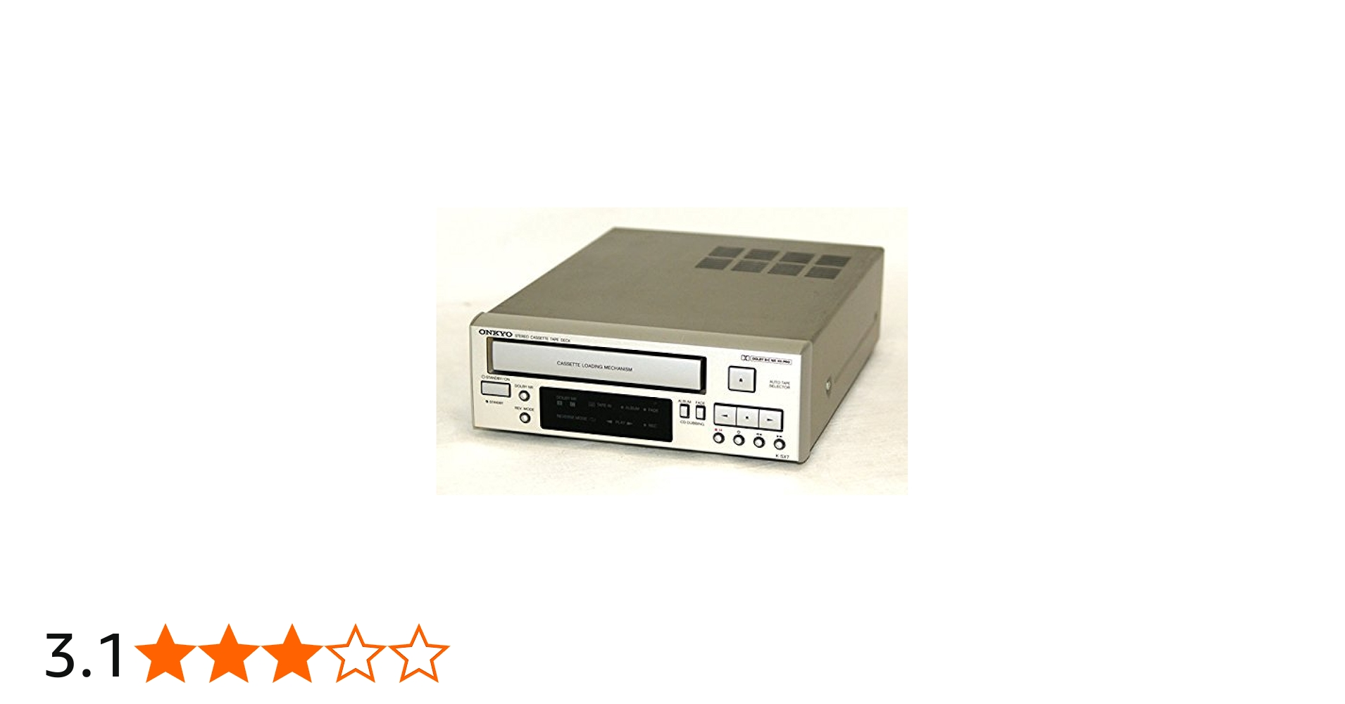 Amazon.co.jp: ONKYO オンキョー K-SX7（S) カセットデッキ （単品