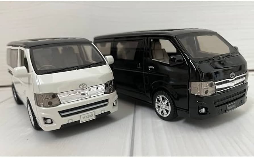 Amazon | 2台セット1:32 トヨタ ハイエース ミニカー | ミニカー・ダイ