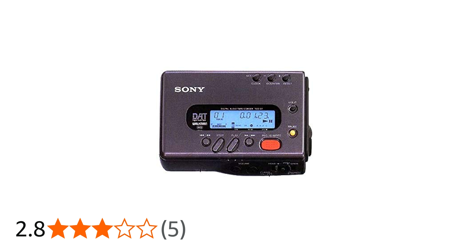 Amazon | SONY DATウォークマン TCD-D7 ケーブル付 | ポータブル