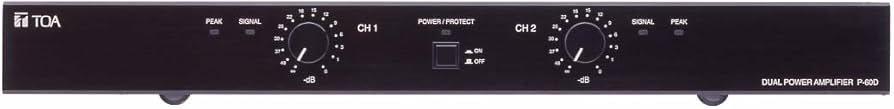Amazon | TOA デュアルパワーアンプ P-60D 9760013982250 P-60D | TOA