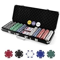 Amazon | ポーカーセット 11gチップ200枚+数字貼紙付き+シルバーケース